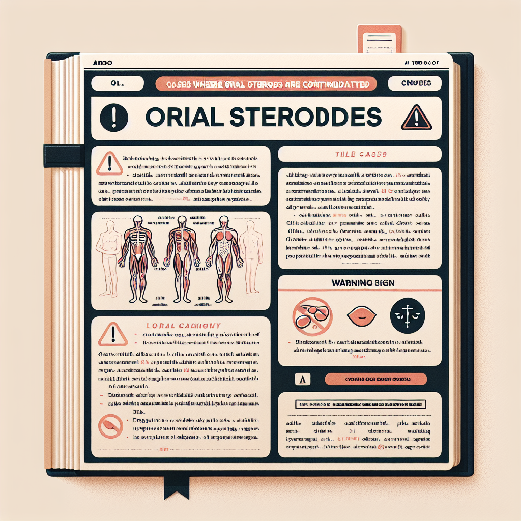 Casos en los que Esteroides orales está contraindicado