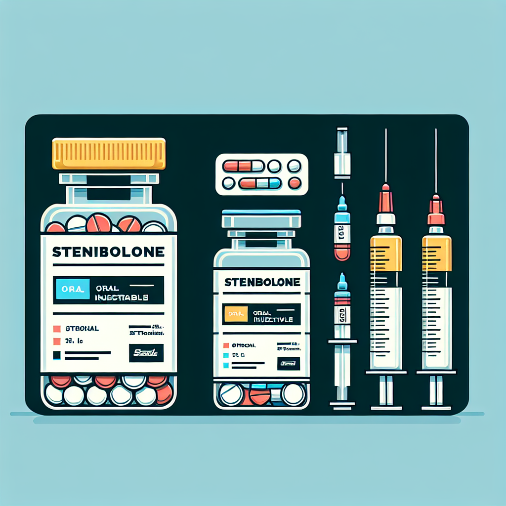 Diferencias entre Stenbolone oral e inyectable