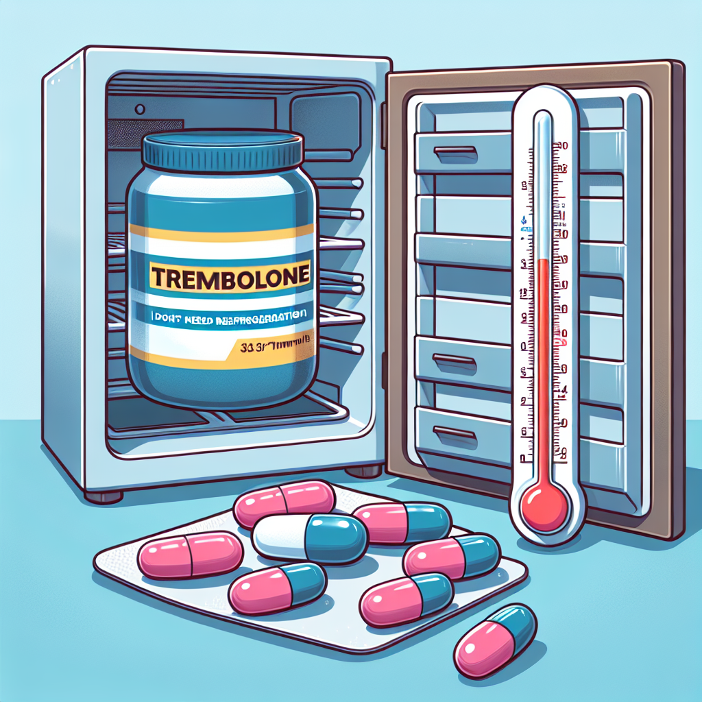 ¿Es necesario refrigerar Pastillas de trembolona?