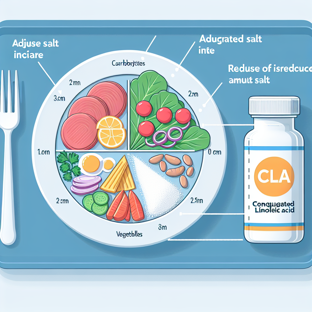 Cómo ajustar la ingesta de sal al usar CLA