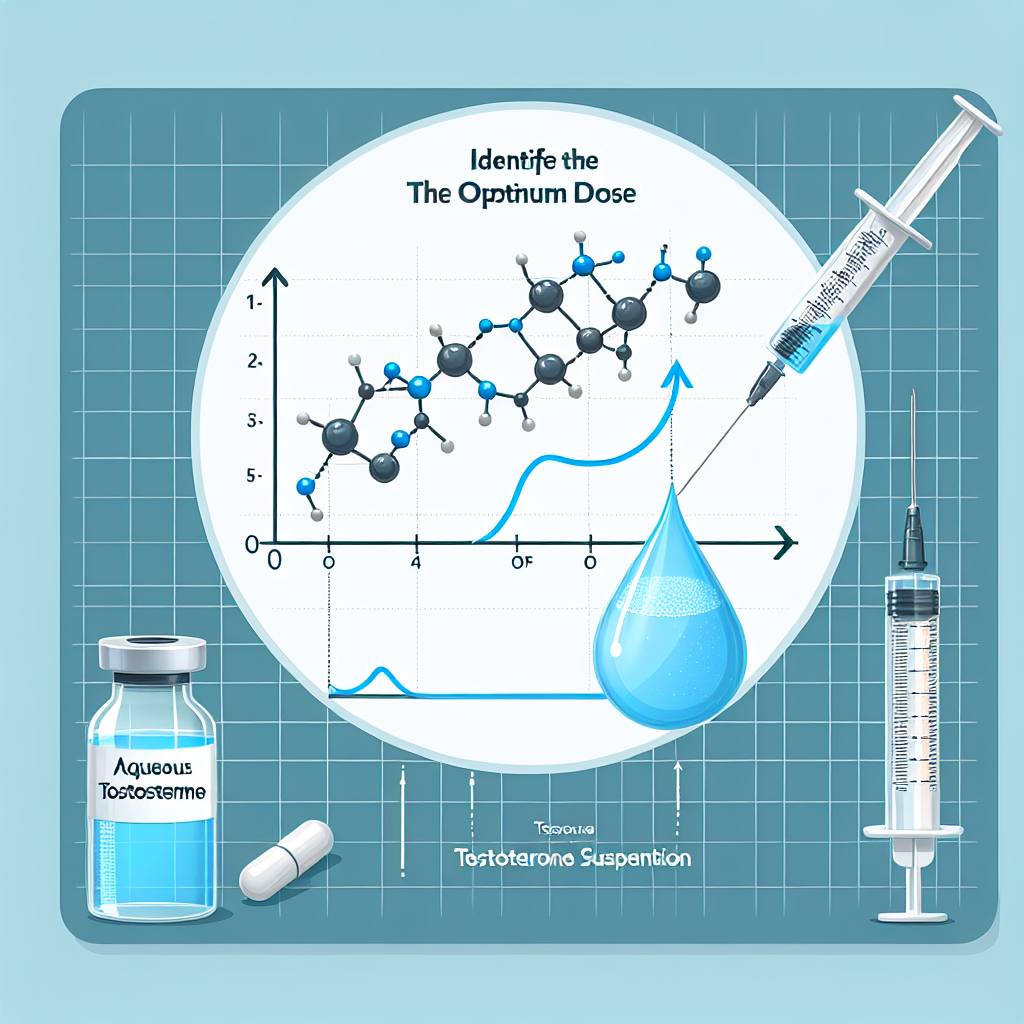 Cómo identificar el punto óptimo de dosis con Suspensión acuosa de testosterona