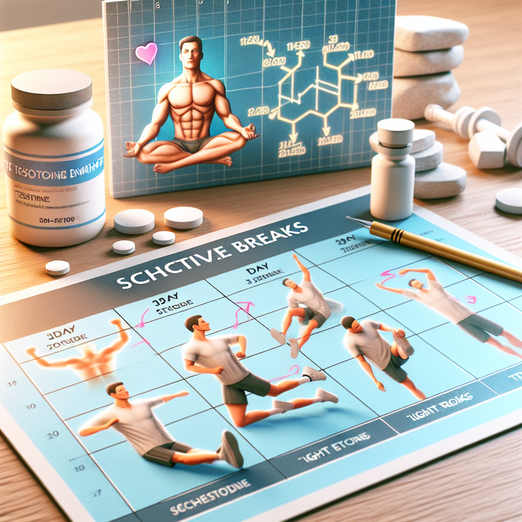 Cómo programar descansos activos mientras usas Enantato de testosterona