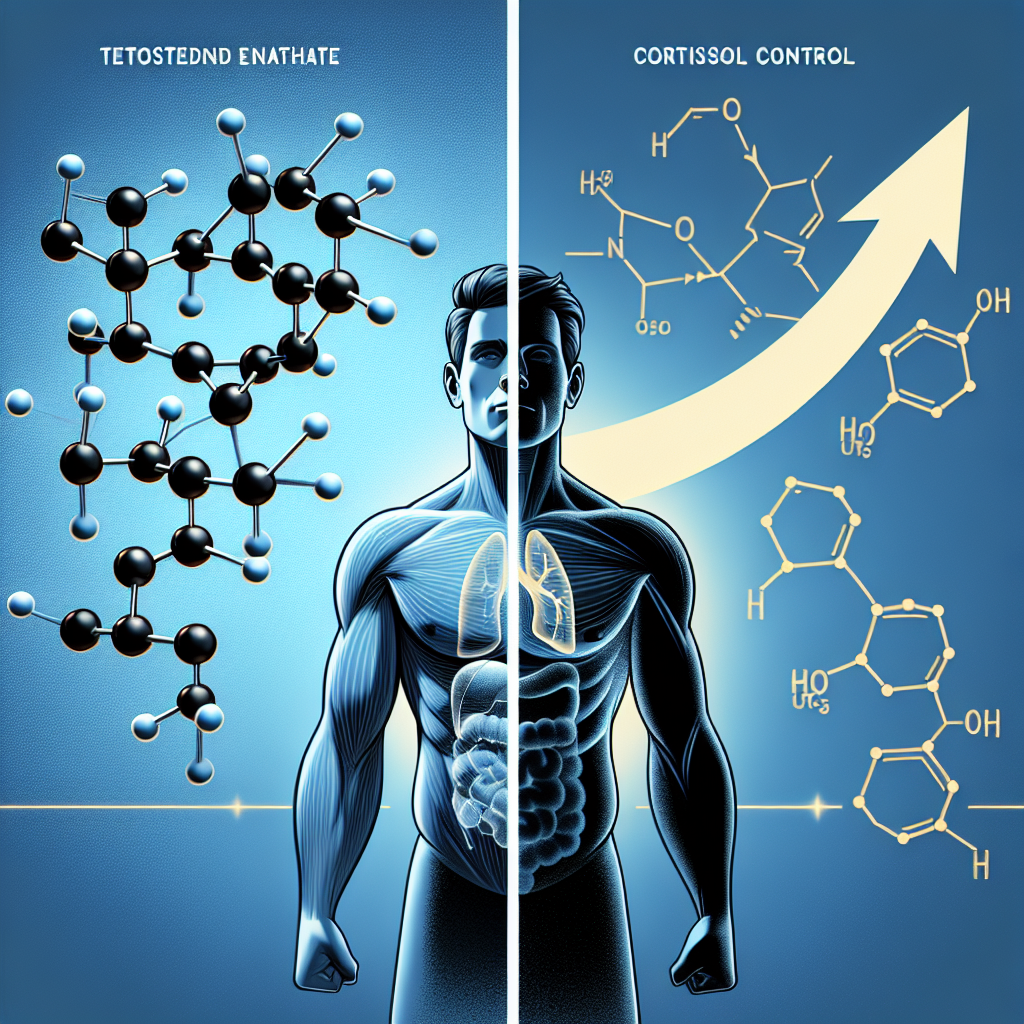 Enantato de testosterona y control de cortisol