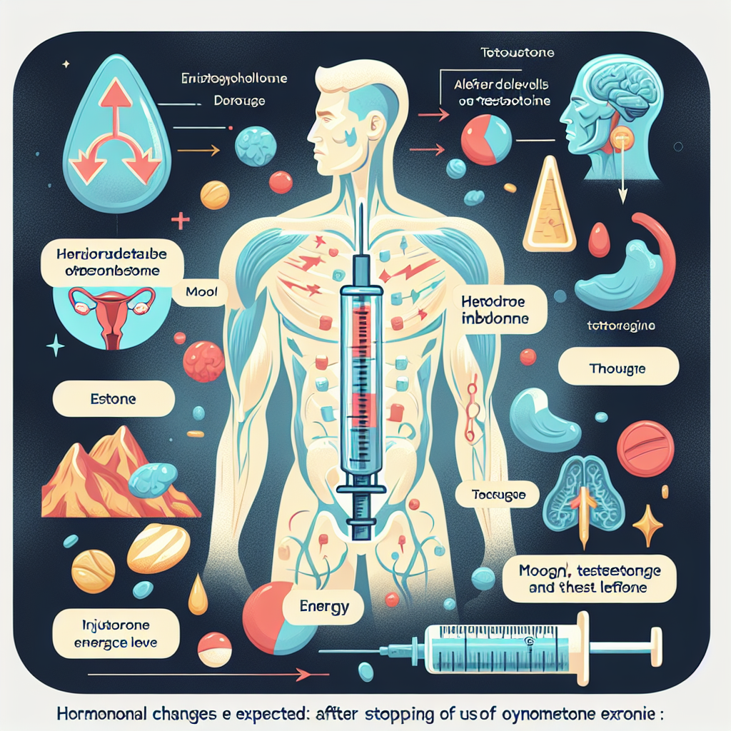 Qué cambios hormonales esperar tras suspender Oximetolona inyectable