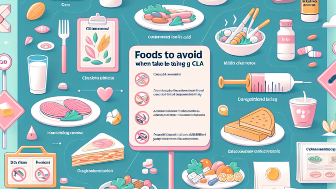 Qué evitar comer al usar CLA