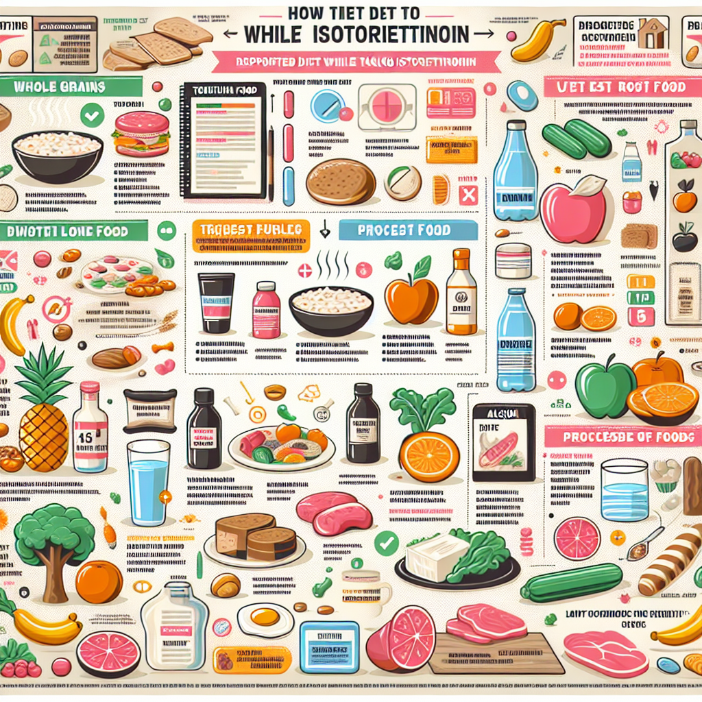 Dieta recomendada durante el uso de Isotretinoina