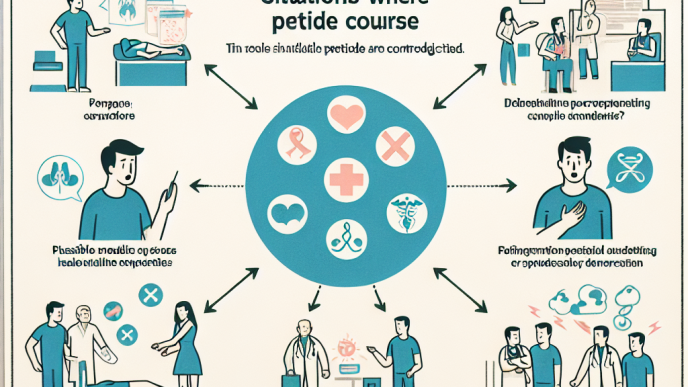 Casos en los que Cursos de péptidos está contraindicado