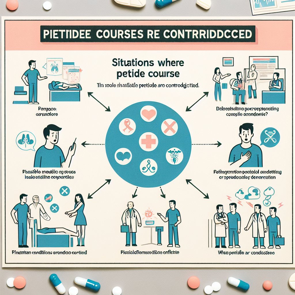 Casos en los que Cursos de péptidos está contraindicado