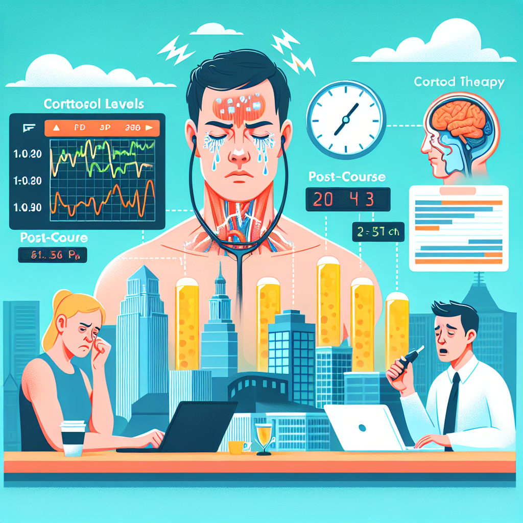 Cómo afectan los niveles de cortisol al usar Terapia posterior al curso