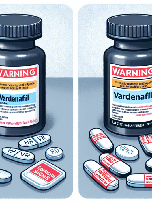 Cómo detectar falsificaciones de Vardenafil (Levitra Generic)
