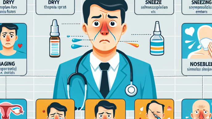 Qué síntomas pueden confundirse con efectos de Aerosoles nasales