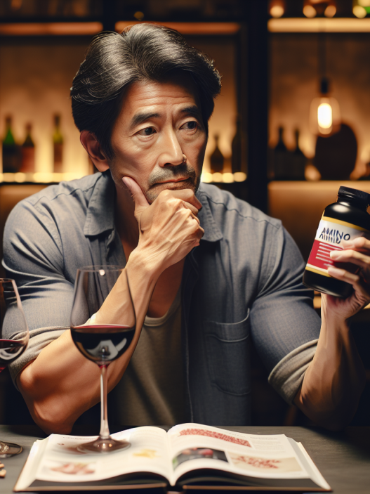 ¿Se puede beber alcohol mientras se usa Aminoácidos?