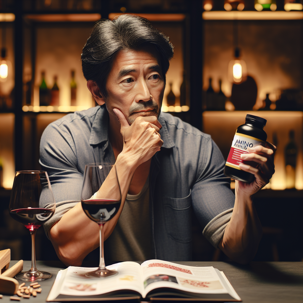 ¿Se puede beber alcohol mientras se usa Aminoácidos?