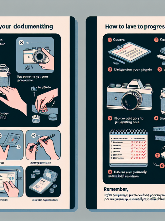 Cómo registrar tu progreso con Tadalafil en fotos